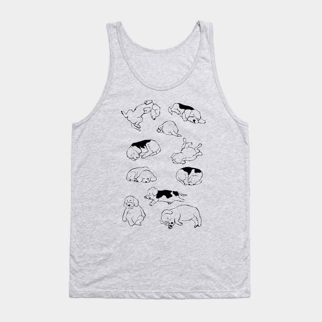 More Sleep Beagle Tank Top by huebucket